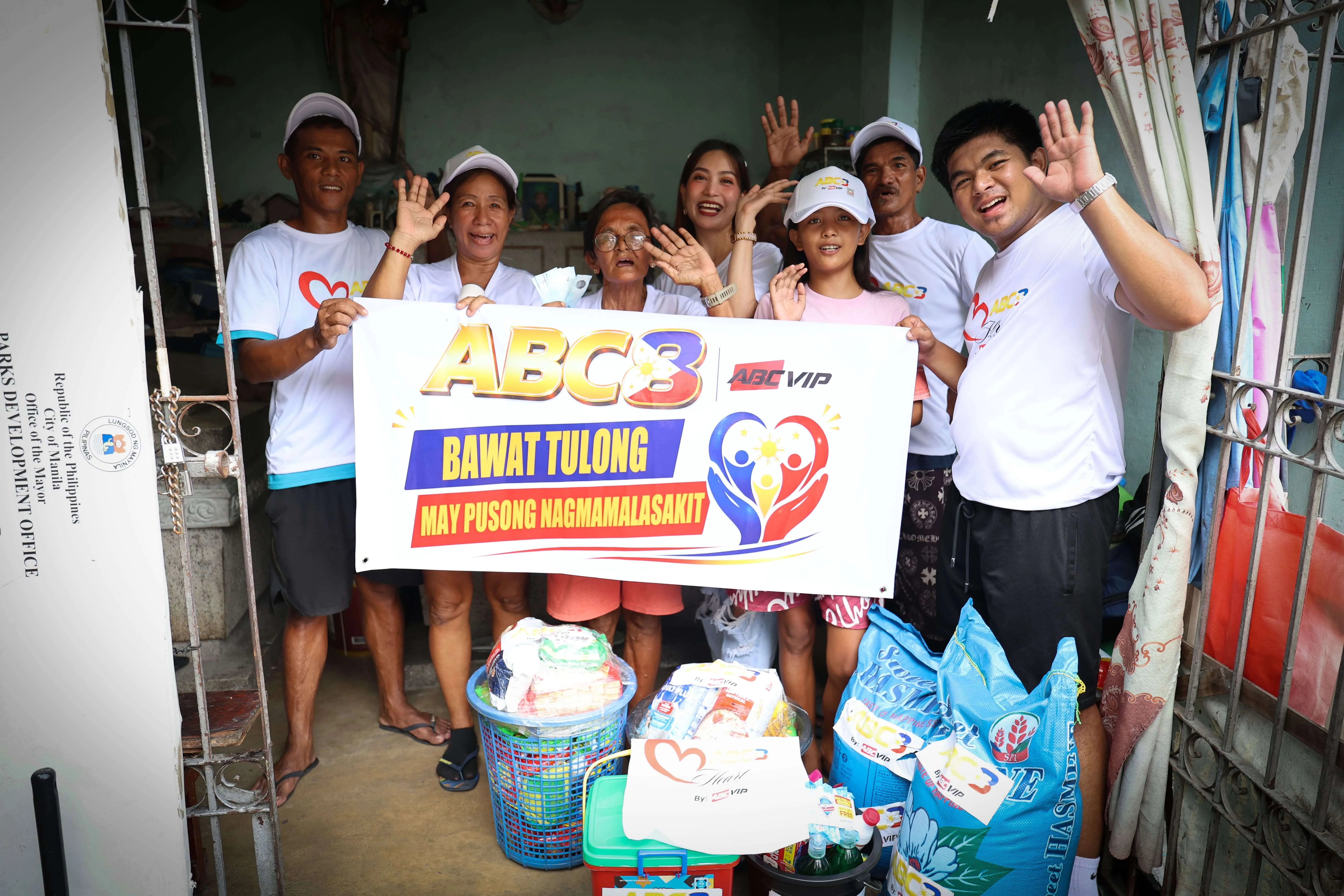 ABC8 charity support items for the Helping Hand Community program