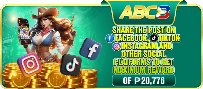 ABC8 social share rewards by follower count — up to ₱18,888 for 3-day shares